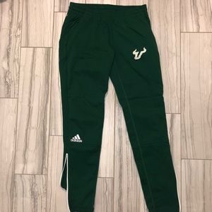 Green Adidas Warm Up Pants